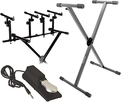 On Stage Ks91xx Pro Lok Tight Double X Keyboard Stand Stands Keyboard Accessories Easystaff It