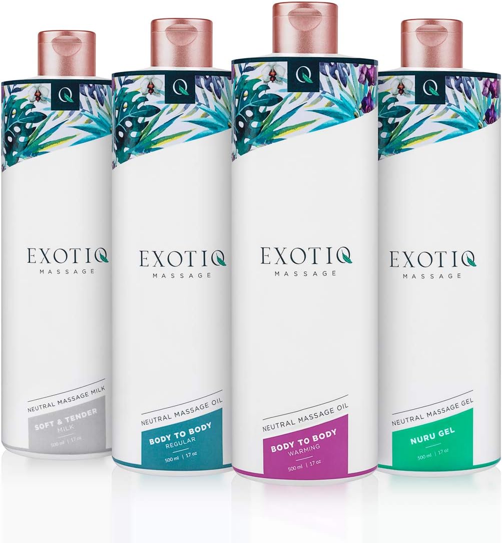 Exotiq Neutral Massage Oil - Nuru Gel, 500ml, White, 500 ml (Pack of 1) - Image 5