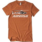 Airwolf Officially Licensed Distressed Mens T-Shirt