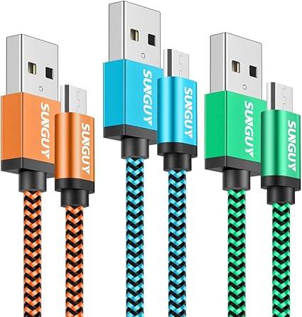 Amazon Co Jp Micro Usbケーブル 0 5m 3本セット Sunguy マイクロusbケーブル 急速充電 高速データ転送 充電 ケーブルxperia Ps4 Ps3 Galaxy Huawei Kindle Xboxコントローラーおよび他の機器に適用 パソコン 周辺機器
