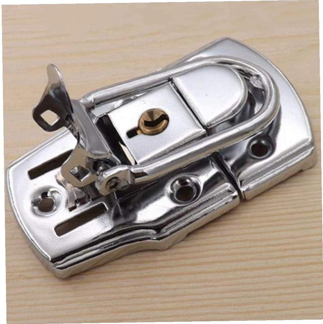 Angoter Toggle Latch Lock with Key Metal Hasp Buckle for Tool Box Case Suitcase Tool Hardware