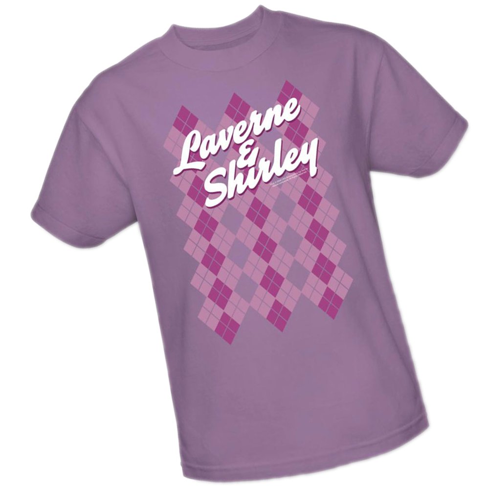 Argyle Laverne Shirley Adult T Shirt 1385 | Seknovelty