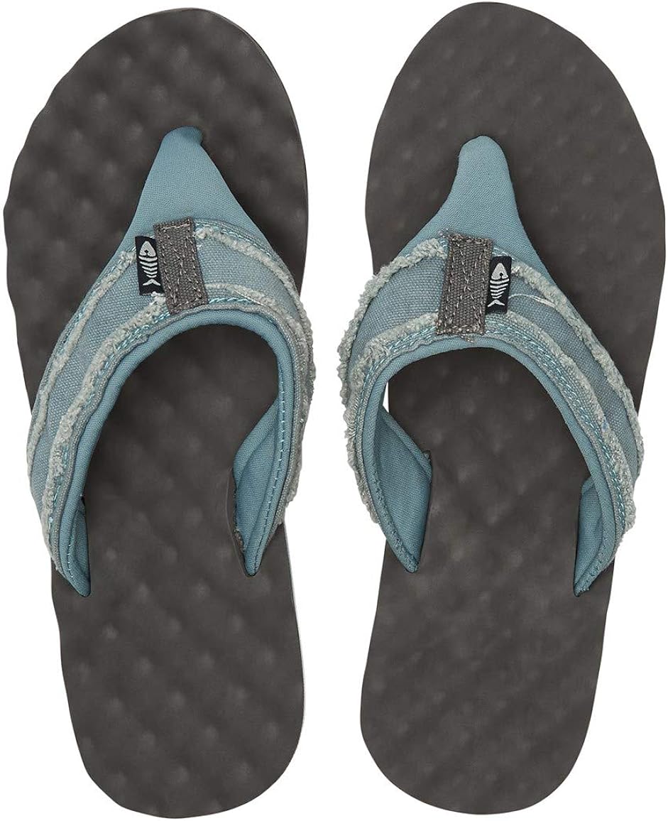 weird fish flip flops mens