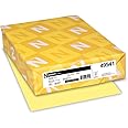 Neenah Exact Index Cardstock, 110 lb, 8.5 x 11 Inches, 250 Sheets, Canary