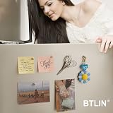 BTLIN Mini Fridge Magnets 24 Pack Strong Small Neodymium Push Pins Office view 6