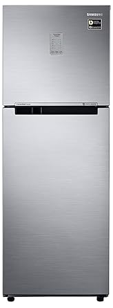Samsung 253 L 2 Star Frost Free Double Door Refrigerator(RT28N3722SL/NL, RT28N3722SL/HL, Real Stainless, Convertible, Inverter Compressor)