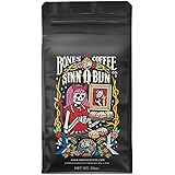 Bones Coffee Company Flavored Coffee Beans, Sinn-O-Bunn, Cinnamon Bun Whole Bean & Ground for Cold Brew Coffee, Low Acid Medi
