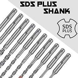 SDS Plus Rotary Hammer Drill Bit Set