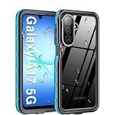 Beasyjoy for Samsung Galaxy A17 5G Case Waterproof, Built-in Screen Protector IP68 Waterproof Dustproof,Full Body Rugged Cover Military Grade Shockproof Protective for Samsung A17 5G 6.7", Blue