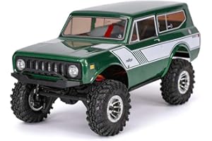 Redcat Racing Ascent 18 Scout II 1/18 Scale RC Rock Crawler – Brushed 4WD RC Truck with Portal Axles, Aluminum Chassis, LED Lights, Waterproof Electronics, 2.4GHz RTR Remote Control Car – Green