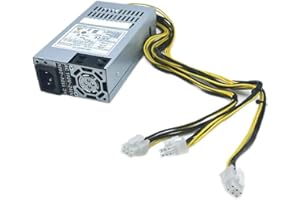 1U 250/300 / 400 / 500W Flexs ATXs PSUs Power Supply with Fixed Cable and 6Pin PCIe Connectors for Efficient Energy Use Power