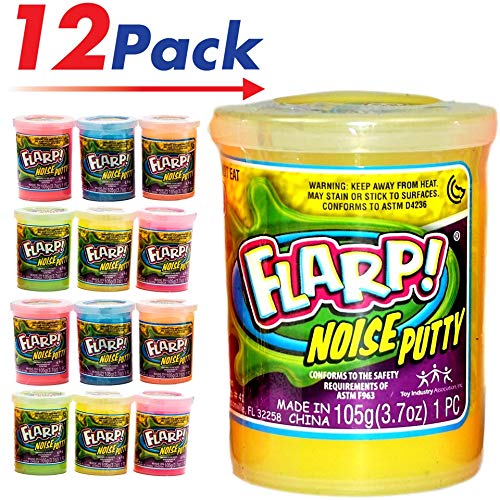 JA-RU FLARP Noise Putty (Pack of 12) Squish to Make Fart Sounds | Item #10041-12R