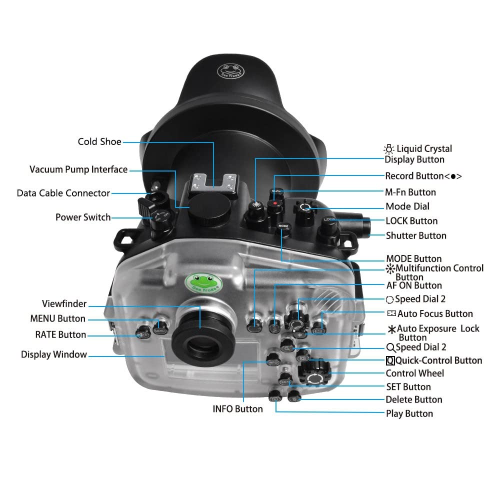 Seafrogs Underwater Housing for Canon EOS R5 +WA005A 6