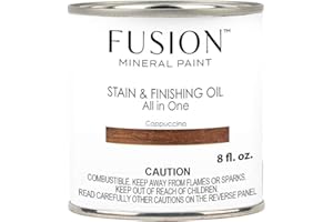 Fusion Mineral Paint All-in-One Stain & Finishing Oil (Cappuccino)