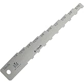 MetioKulto The 6" Brake Pad Measuring Tool,Brake Drum Wear Detection Gauge in 16nds