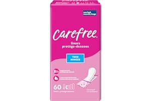 Carefree Acti-Fresh Body Shaped Panty Liners, Regular, 60 Count