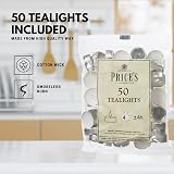 Prices White Tealights 50 Pack Unscented Wax 1.8cm x 3.8cm Royal Crest view 6