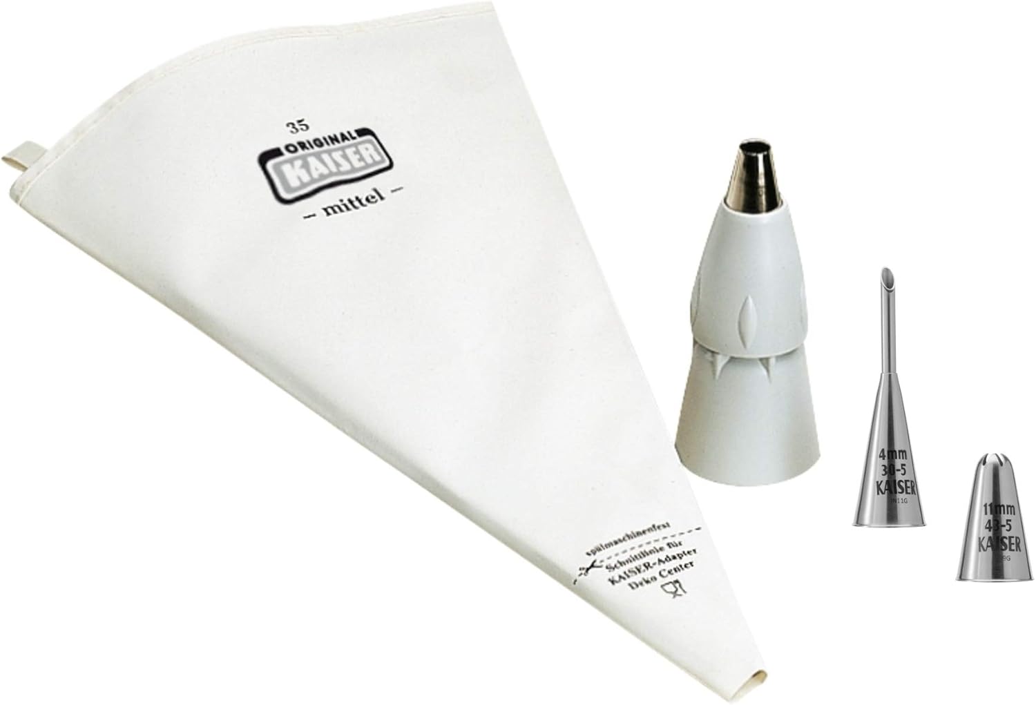 WHF Inspiration Sweet & Style Senior Piping Bag Set 5Piece Very Stable