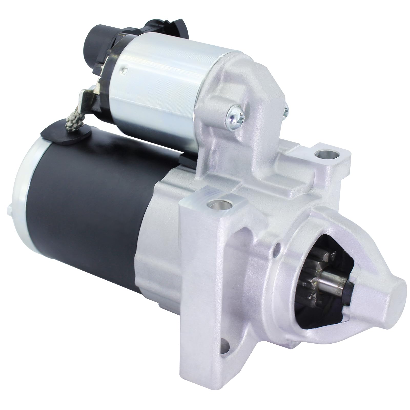 Photo 1 of Starter Replacement New for 2014-2016 Chevy Silverado 1500, GMC Sierra 1500 V6 V8 4.3 5.3L 6.2L, 2015-2016 GMC Yukon Cadillac Escalade V8 6.2L 14 15 16 12655055 M000T24072 M0T24072 12694626 10910N