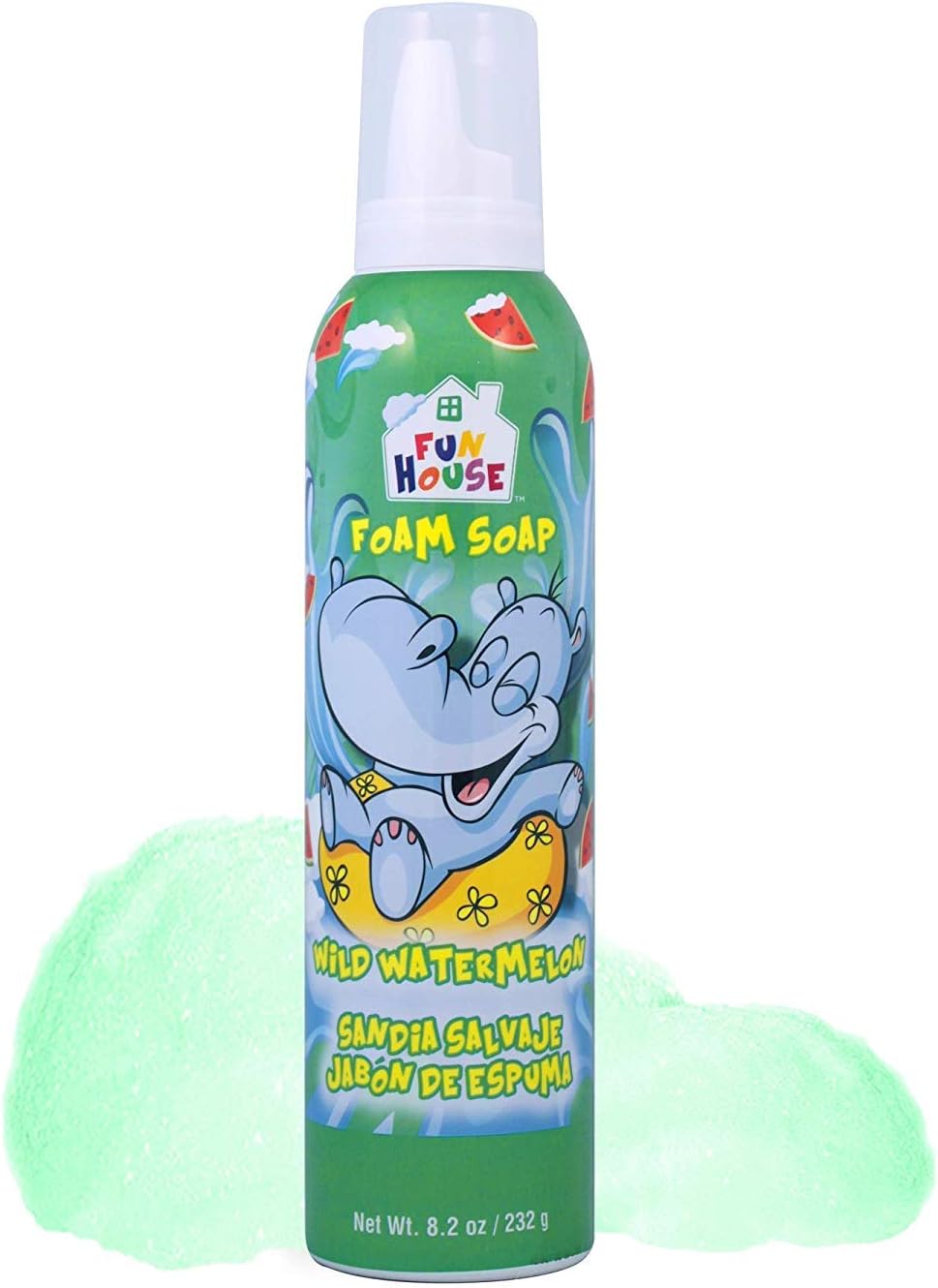 Fun House Kids Foam Soap Wild Watermelon & Bubble Gum,2 Pack: Sports & Outdoors