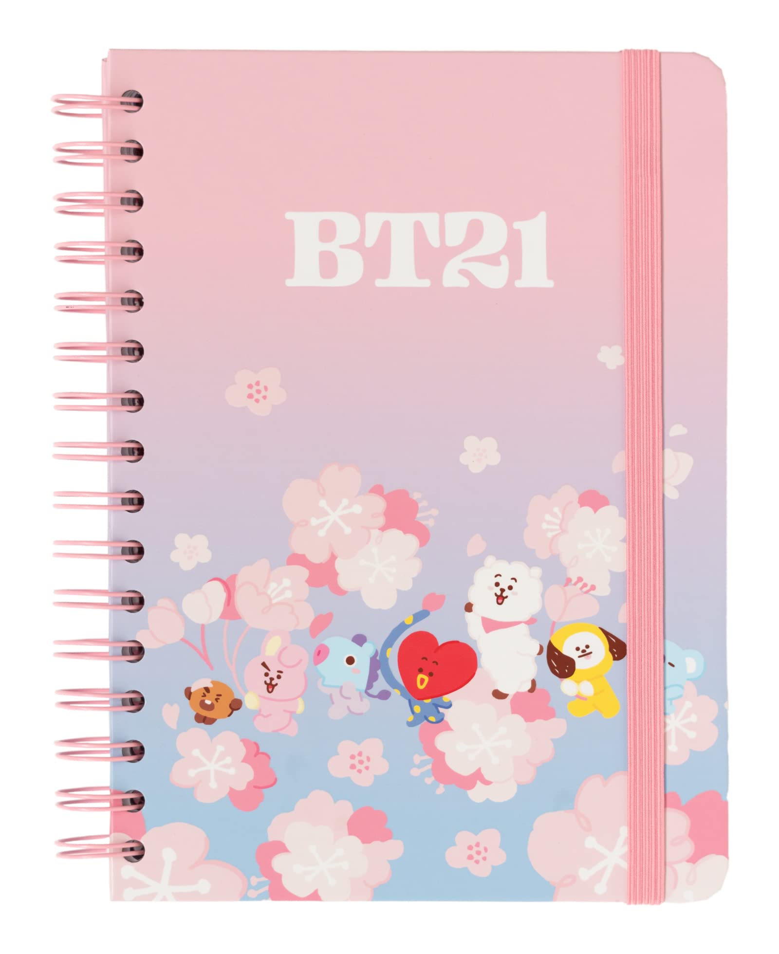 Grupo Erik A5 Notebook Hardback - BT21 Kawaii Stationery Supplies | Bullet Journal, Dotted Notebook A5 Sketchbook | Stationery Gifts Under 10 Pounds, Kawaii Stuff