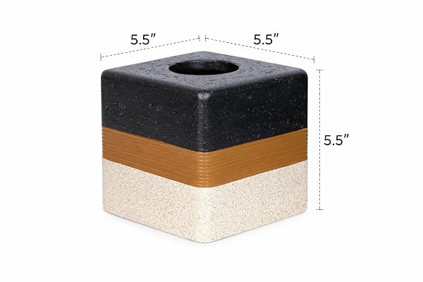 TISSUE BOX COVER SQUARE RESIN FACIAL TISSUE HOLDER COVERS MODERN PAPER DISPENSER HOME DECOR FOR BATHROOM VANITY COUNTERTOP LIVING ROOM BEDROOM OFFICE DRESSER DESK ACCESSORIES DECORATIVE