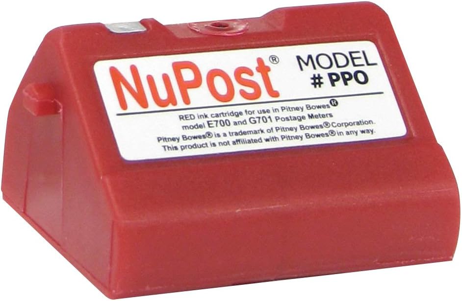 Amazon Com Nupost Npte700 Compatible Red Ink Cartridge Replacement For Pitney Bowes Postage Meter 769 0 Red Office Products