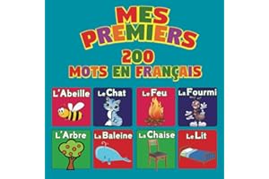 Mes Premiers 200 Mots en Français: Le dictionnaire visuel: Enseigner les mots essentiels aux enfants de 2 à 5 ans, plus de 10