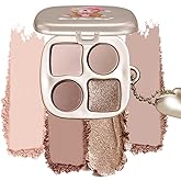 Mivota Professional Eyeshadow Palette, Nude Taupe and Brown Neutral Shades, Velvety Matte and Satin Shimmer Finishes, High Pigment Blendable Colors, Waterproof Long-Lasting Eye Palette, 01, 4 Colors