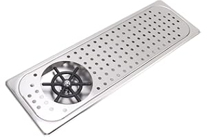 DIYDEG Glass Rinser, Countertop Commercial Pitcher Rinser, High Pressure Cup Washer, Stainless Steel Cup Washer with Drain Drip Tray Hose for Home Kitchen, Restaurant, Bar, Coffee