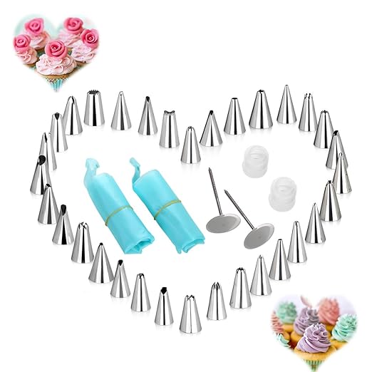 Manga pastelera consejos, BOJIN 32-pcs Kit de repostería para ...