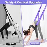 flintronic Yoga Stretching Strap Aerial Yoga Rope Back Bend Purple view 4
