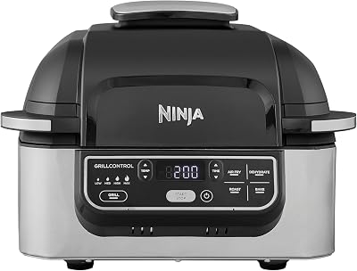 Ninja Foodi Health Grill & Air Fryer 5.7L Cyclonic Air Tech AG301UK