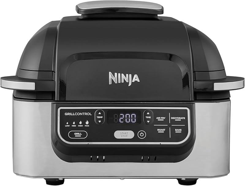 Ninja Foodi Health Grill & Air Fryer 5.7L Cyclonic Air Tech AG301UK