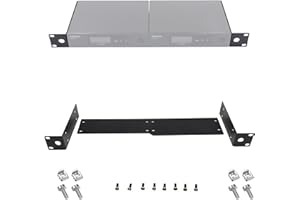 RHYMKAWA RK Rackmount Bracket Kit fit for QLXD4 Dual (2) Receivers Wireless System Mount on 1U Standard 19'' Rack Distribution