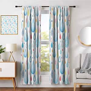 Home Decor Soundproof Privacy Window Curtains Various ...