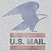 U.S. Mail Eagle Logo | Soft Touch Tee-Large Heather Grey