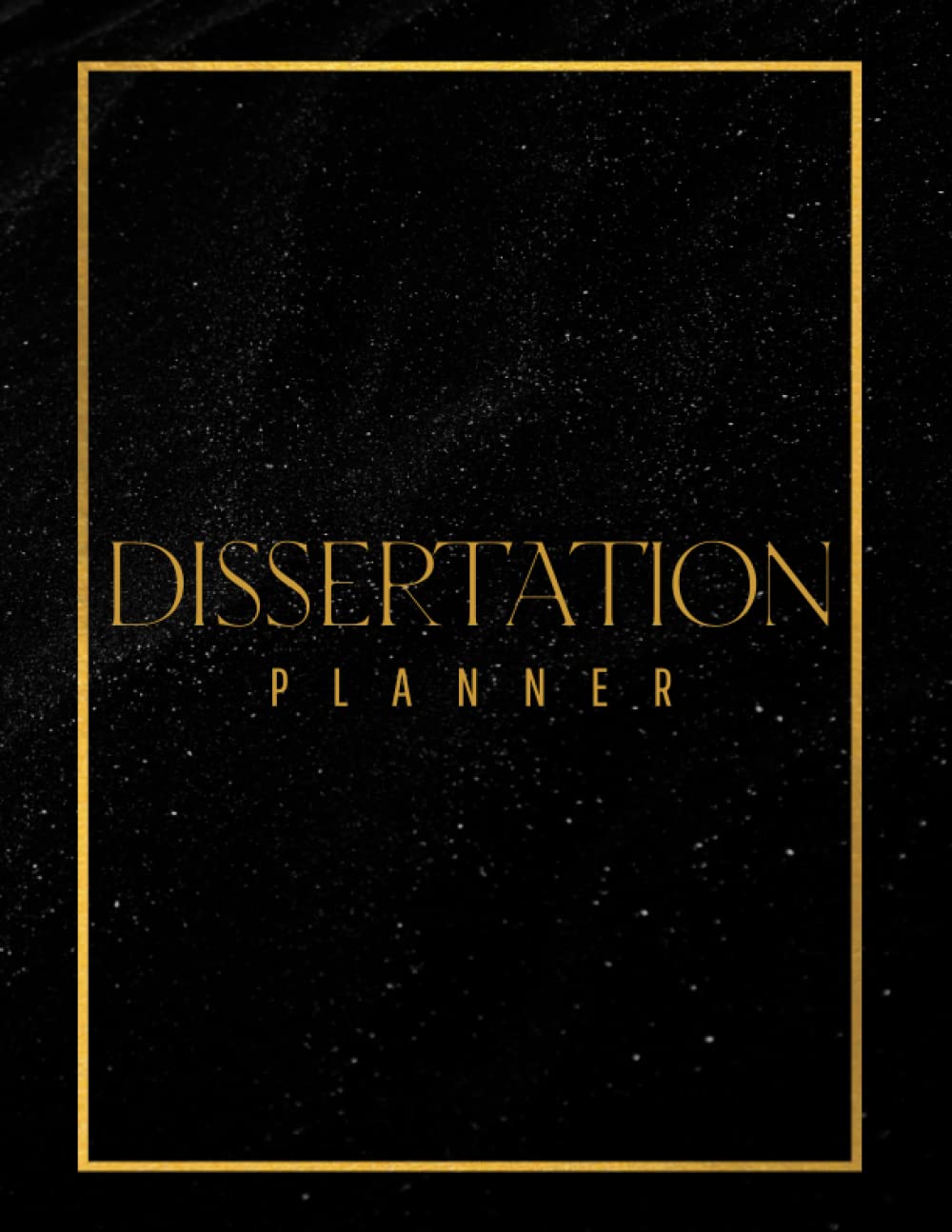 6-Month Dissertation Notebook & Planner: Research and Writing Stage, Large, 8.5x11, 120 pages: Notebook, Organizer, Thesis, Gift for PhD and EdD Students, Graduate Students
