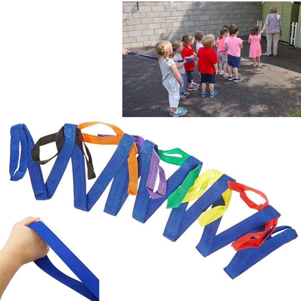Kids Safety Walking Ropes, Durable, Lightweight, Nylon Safety Rope for Kids, Walking Ties with Colorful Handles for Nurseries