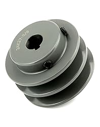QWORK Double Groove Web Sheaves, 2.70"OD 5/8" Bore