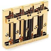Leo Quan Badass II 4-String High-mass Bass Bridge - Gold