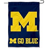 College Flags & Banners Co. Michigan Team University Wolverines Go Blue Garden Flag and Yard Banner