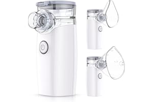 Portable Nebulizer - Nebulizer Machine for Adults and Kids, Mesh Nebulizer for Breathing Problems, Handheld Nebulizer for Travel, Home Daily Use OWAREY