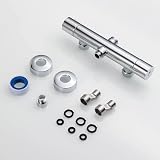 Grifema G17005 Thermostatic Shower Mixer Bar With Two Outlets Chrome view 7