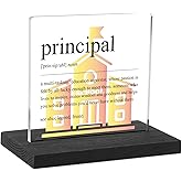 New Principal Gift, Principal Appreciation Gifts, Birthday Retirement Gifts for Principal, Principal Definition Home Office Decor Sign for Cubicle Decor or Desk Décor, DSF98