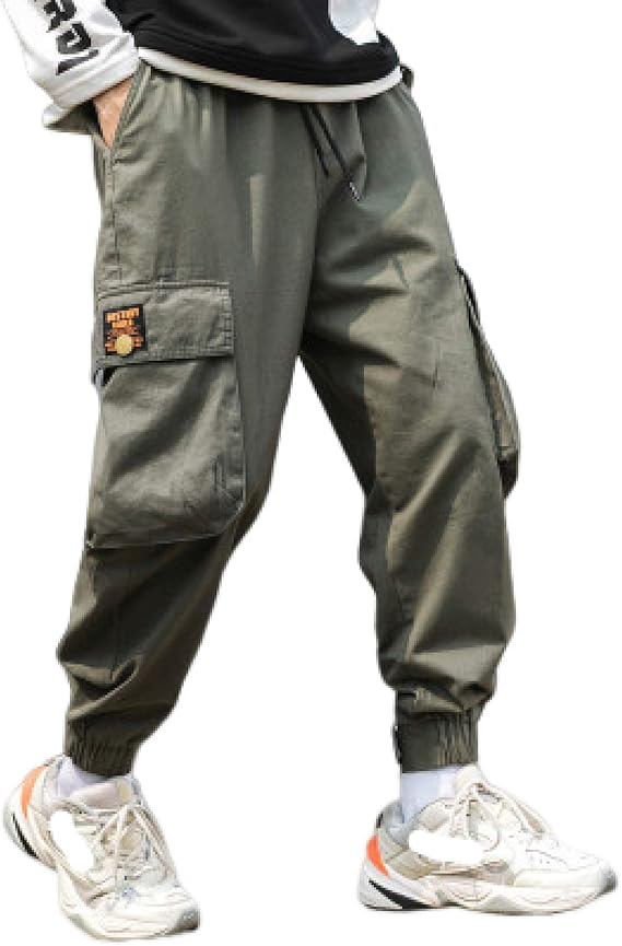 Men's Tapered Printed Cargo Pants Relaxed Fashion Streetwear Trend Elasticated Amazon.ca