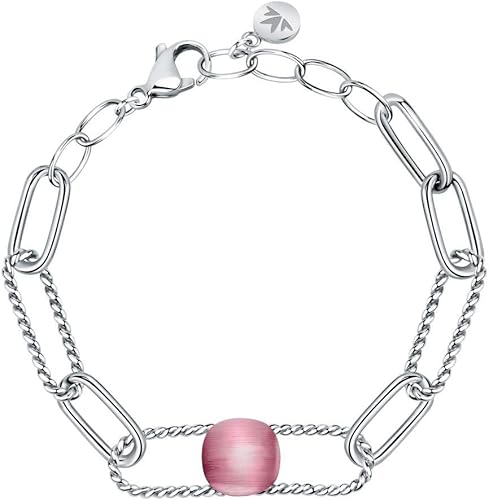 Morellato Bracelet Femme Collection 1930 En Acier Inoxydable Pierre Oeil De Chat Satp12 Amazon Fr Bijoux