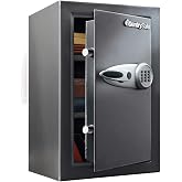 SentrySafe XX-Large Black Floor Safe with Digital Coded Keypad, Gun Safe for Handgun or Other Valuables, 2.2 Cubic Feet, T6-331
