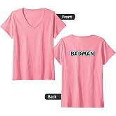 Womens Badman V-Neck T-Shirt