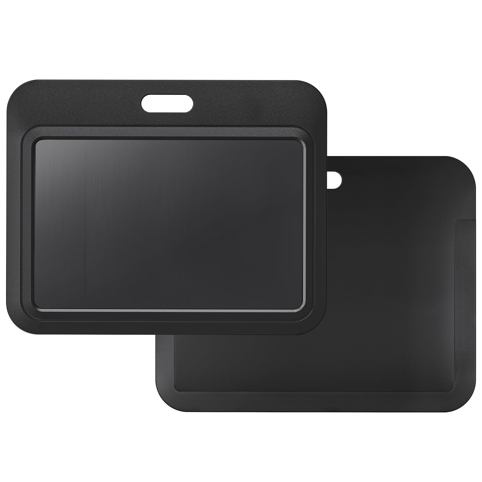 Photo 1 of Uniclife 1 Pack Sliding ID Badge Holder Black Horizontal Hard Plastic Case with Clear Window Card Protector Pouch for Office School ID Credit Cards Proximity Key Cards Driver’s Licenses and Passes